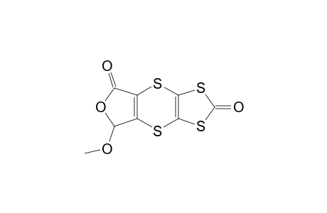 10-Methoxy-11-oxa-2,4,6,8-tetrathiatricyclo[7.3.0(1.9).0(3.7)]dodeca-1(9),3(7)-dien-5,12-dione