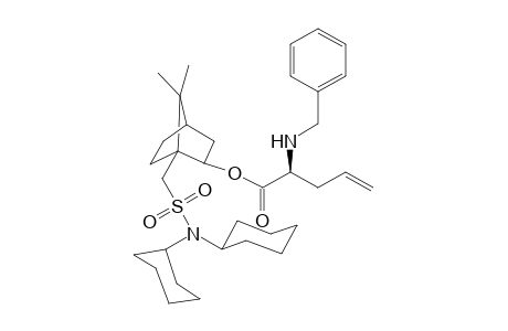 (RS)-N-Benzylallylglycine 10-N,N-dicyclohexylosulfamoyl(2R)-isobornyl ester