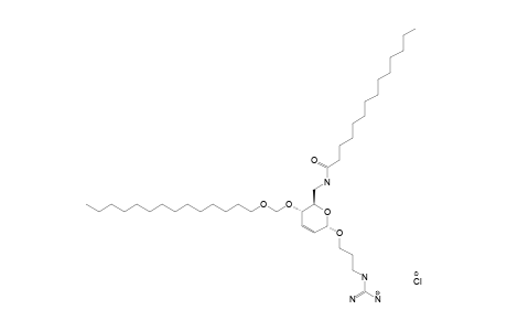 TETRADECANOIC-ACID-[6-(3-GUANIDINO-PROPOXY)-3-TETRADECYLOXYMETHOXY-3,6-DIHYDRO-2H-PYRAN-2-YLMETHYL]-AMIDE-HYDROCHLORIDE