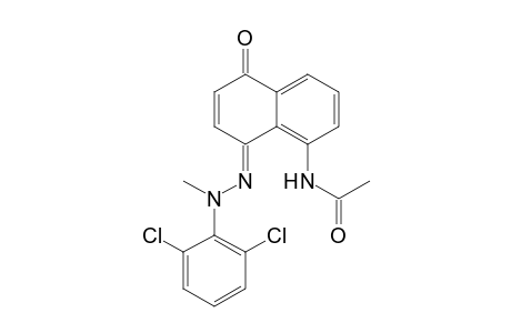 Acetamide, N-[8-[2-(2,6-dichlorophenyl)-2-methylhydrazinylidene]-5,8-dihydro-5-oxo-1-naphthalenyl]-