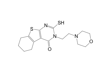 3-[2-(4-morpholinyl)ethyl]-2-sulfanyl-5,6,7,8-tetrahydro[1]benzothieno[2,3-d]pyrimidin-4(3H)-one