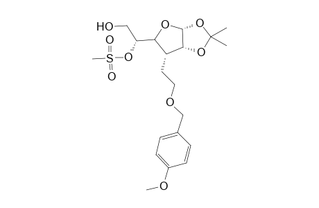 3-Deoxy-1,2-O-isopropylidene-5-O-methanesulfonyl-3-C-[2-(4-methoxybenzyloxy(ethyl]-.alpha.-D-allofuranose