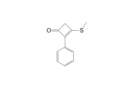 3-METHYLSULFONYL-2-PHENYL-2-CYCLOBUTENONE