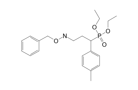 DIETHYL-3-(BENZYLOXYAMINO)-1-PARA-TOLYLPROPYLPHOSPHONATE