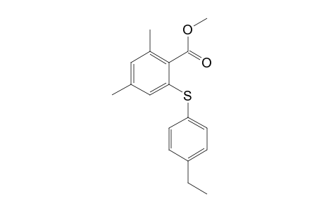 4,6-Dimethyl-2-(4-ethylphenylsulfanyl)benzoic acid methyl ester