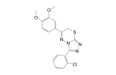 3-(2-chlorophenyl)-6-(3,4-dimethoxyphenyl)-7H-[1,2,4]triazolo[3,4-b][1,3,4]thiadiazine