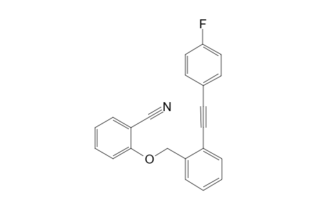 2-[[2-[(4-Fluorophenyl)ethynyl]benzyl]oxy]benzonitrile