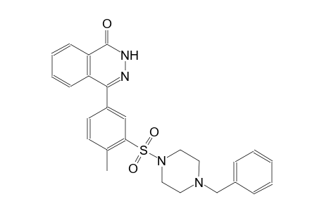 4-{3-[(4-benzyl-1-piperazinyl)sulfonyl]-4-methylphenyl}-1(2H)-phthalazinone
