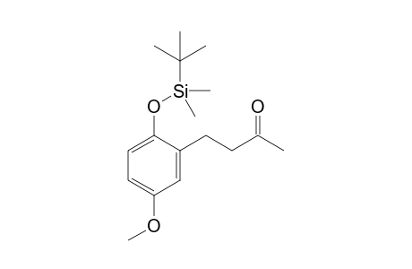4-[2-(tert-Butyldimethylsilyloxy)-5-methoxyphenyl]butan-2-one
