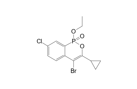 7-Chloro-4-bromo-3-cyclopropyl-1-ethoxybenzo[c][1,2]oxaphosphinine 1-oxide