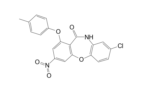 8-Chloro-1-(4-methylphenoxy)-3-nitrodibenzo[b,f][1,4]oxazepin-11(10H)-one