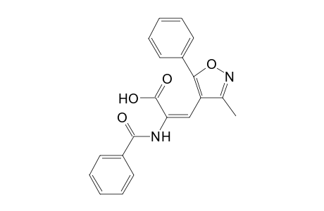 (E/Z)-2-(Benzoylamino)-3-(3-methyl-5-phenylisoxzol-4-yl)propenoic acid