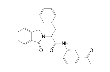 1H-isoindole-2-acetamide, N-(3-acetylphenyl)-2,3-dihydro-1-oxo-alpha-(phenylmethyl)-, (alpha~2~S)-