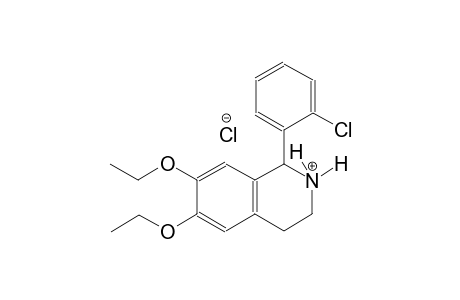 isoquinolinium, 1-(2-chlorophenyl)-6,7-diethoxy-1,2,3,4-tetrahydro-,chloride