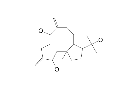 1-(2-Hydroxypropan-2-yl)-3A-methyl-6,10-dimethylidene-2,3,4,5,7,8,9,11,12,12A-decahydro-1H-cyclopenta[11]annulene-5,9-diol