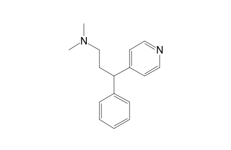 N,N-DIMETHYL-3-PHENYL-3-(4-PYRIDYL)-PROPYLAMINE