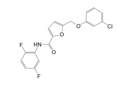 5-[(3-chlorophenoxy)methyl]-N-(2,5-difluorophenyl)-2-furamide