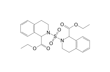 1-Isoquinolinecarboxylic acid, 2,2'-sulfonylbis[1,2,3,4-tetrahydro-, diethyl ester, (R*,S*)-
