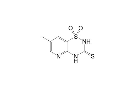 3-Thioxo-2,3-dihydro-7-methyl-4H-pyrido[2,3-e]-1,2,4-thiadiazine 1,1-dioxide