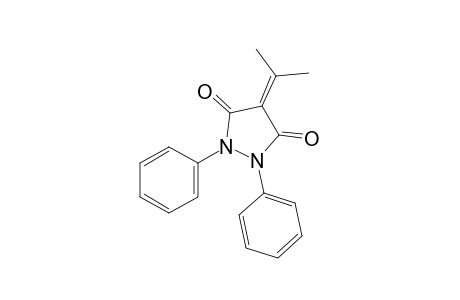 1,2-diphenyl-4-isopropylidene-3,5-pyrazolidinedione