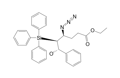 SYN-[ETHYL-4-AZIDO-6-HYDROXY-6-PHENYL-5-TRIPHENYLSILYHEXANOATE]