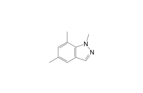 1H-Indazole, 1,5,7-trimethyl-