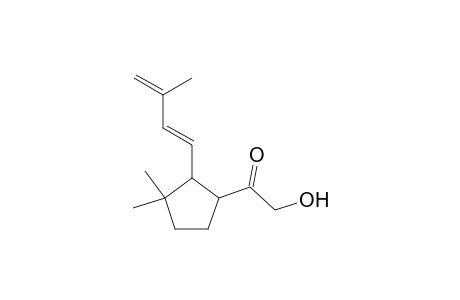 1-[3,3-Dimethyl-2-(3-methyl-buta-1,3-dienyl)-cyclopentyl]-2-hydroxy-ethanone