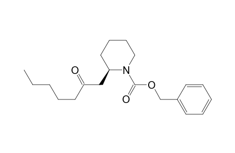 (2R)-2-(2-ketoheptyl)piperidine-1-carboxylic acid benzyl ester