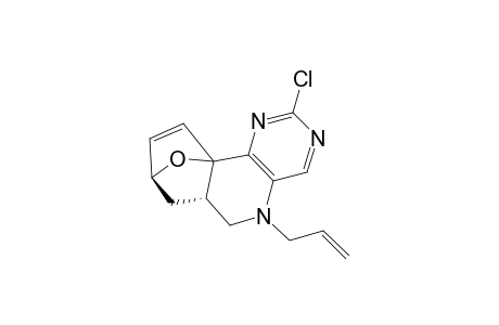 (+-)-(6aS,8S)-5-Allyl-2-chloro-5,6,6a,7,8,10a-hexahydro-8,10a-epoxypyrimido[5,4-c]isoquinoline