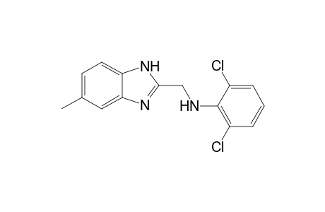 (2,6-dichlorophenyl)-[(6-methyl-1H-benzimidazol-2-yl)methyl]amine
