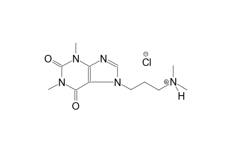 1H-purine-7-propanaminium, 2,3,6,7-tetrahydro-N,N,1,3-tetramethyl-2,6-dioxo-, chloride