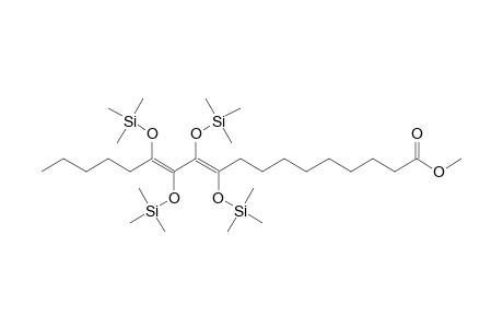 Tetrakis(trimethylsilyl)ether of 10,11,12,13-tetrahydroxy-trans-10-trans-12-octadecadienoic acid methyl ester
