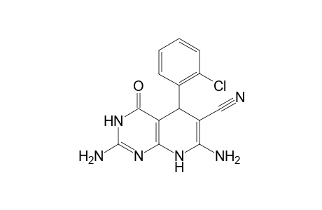 2,7-Diamino-5-(2-chlorophenyl)-4-oxo-3,4,5,8-tetrahydropyrido[2,3-d]pyrimidine-6-carbonitrile