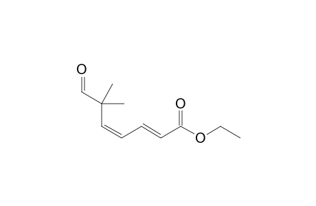 (3Z,5E)-6-Ethoxycarbonyl-2,2-dimethylhexa-3,5-dienal