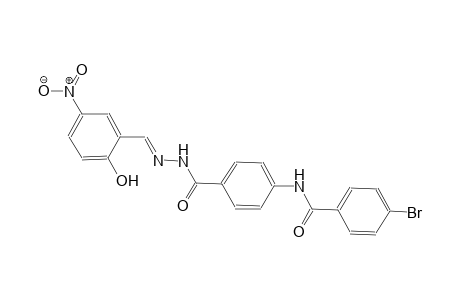 benzoic acid, 4-[(4-bromobenzoyl)amino]-, 2-[(E)-(2-hydroxy-5-nitrophenyl)methylidene]hydrazide