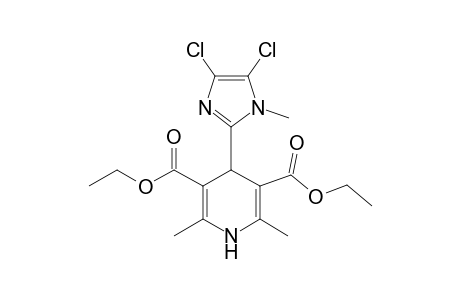Diethyl-1,4-dihydro-2,6-dimethyl-4-(1-methyl-4,5-dichloroimidazole-2-yl)-3,5-pyridine dicarboxylate