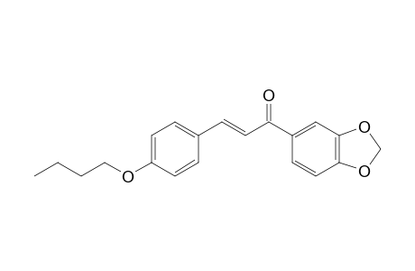 (2E)-1-(1,3-BENZODIOXOL-5-YL)-3-(4-BUTHOXYPHENYL)-2-PROPEN-1-ONE