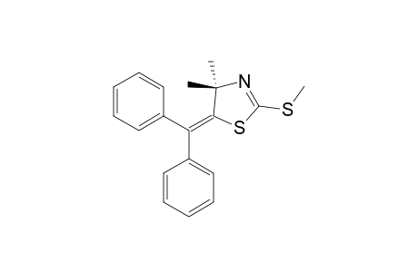 5-(DIPHENYLMETHYLIDENE)-4,5-DIHYDRO-4,4-DIMETHYL-2-(METHYLTHIO)-1,3-THIAZOLE