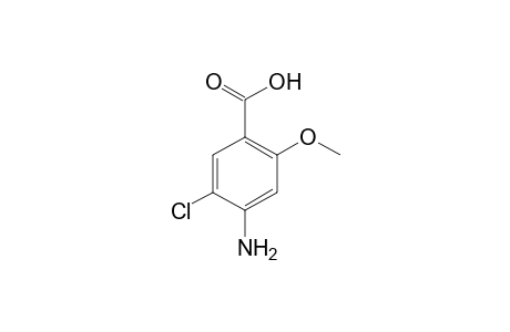 4-Amino-5-chloro-2-methoxybenzoic acid