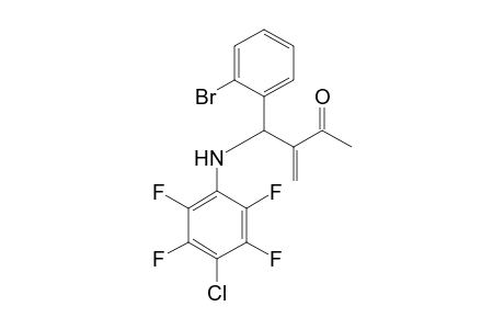 3-[(2-Bromophenyl)(4-chloro-2,3,5,6-tetrafluorophenylamino)methyl]but-3-en-2-one