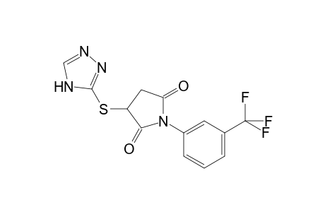 3-(4H-1,2,4-Triazol-3-ylsulfanyl)-1-[3-(trifluoromethyl)phenyl]-2,5-pyrrolidinedione
