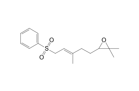 2,2-Dimethyl-3-[(E)-3-methyl-5-(phenylsulfonyl)pent-3-enyl]oxirane