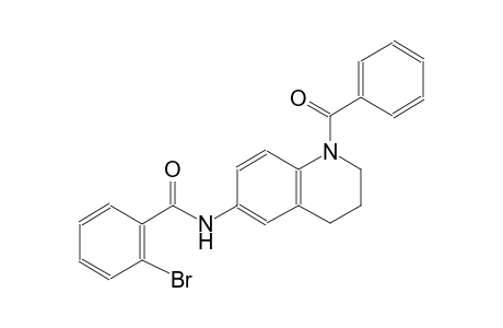 N-(1-benzoyl-1,2,3,4-tetrahydro-6-quinolinyl)-2-bromobenzamide