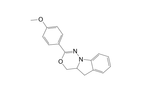 2-(4-METHOXYPHENYL)-4A,5-DIHYDRO-4H-[1,3,4]-OXADIAZINO-[4,5-A]-INDOLE