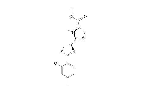 4-METHYLPYOCHELIN-II-METHYLESTER;(4'R,2''S,4''R)-ISOMER
