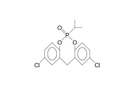 2,10-Dichloro-6-isopropyl-12H-dibenzo(D,G)(1,3,2)dioxaphosphocin 6-oxide