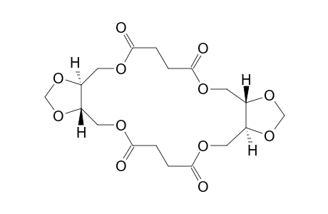 (3aS,11aS,14aS,22aS)-dodecahydrobis[1,3]dioxolo[4,5-c:4',5'-m][1,6,11,16]tetraoxacycloicosine-6,9,17,20-tetraone