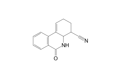 6-Oxo-4-cyano-2,3,4,4a,5,6-hexahydrophenanthridine