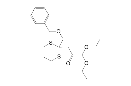 3-{2-[1-(Benzyloxy)ethyl]-1,3-dithian-2-yl}-1,1-diethoxypropan-2-one