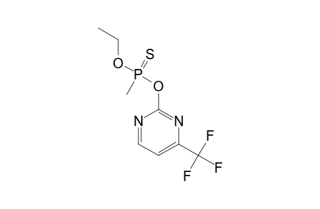 Phosphonothioic acid, methyl-, O-ethyl O-[4-(trifluoromethyl)-2-pyrimidinyl]ester